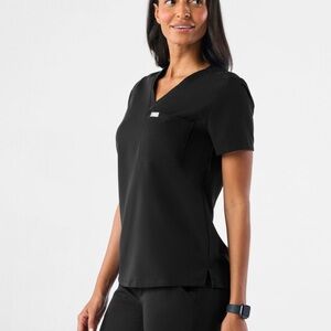 Figs Black Scrubs Set